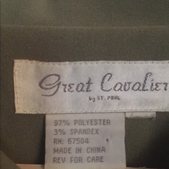 Olive Green or Tan 2 piece Suit Size M - Picture 3 of 16